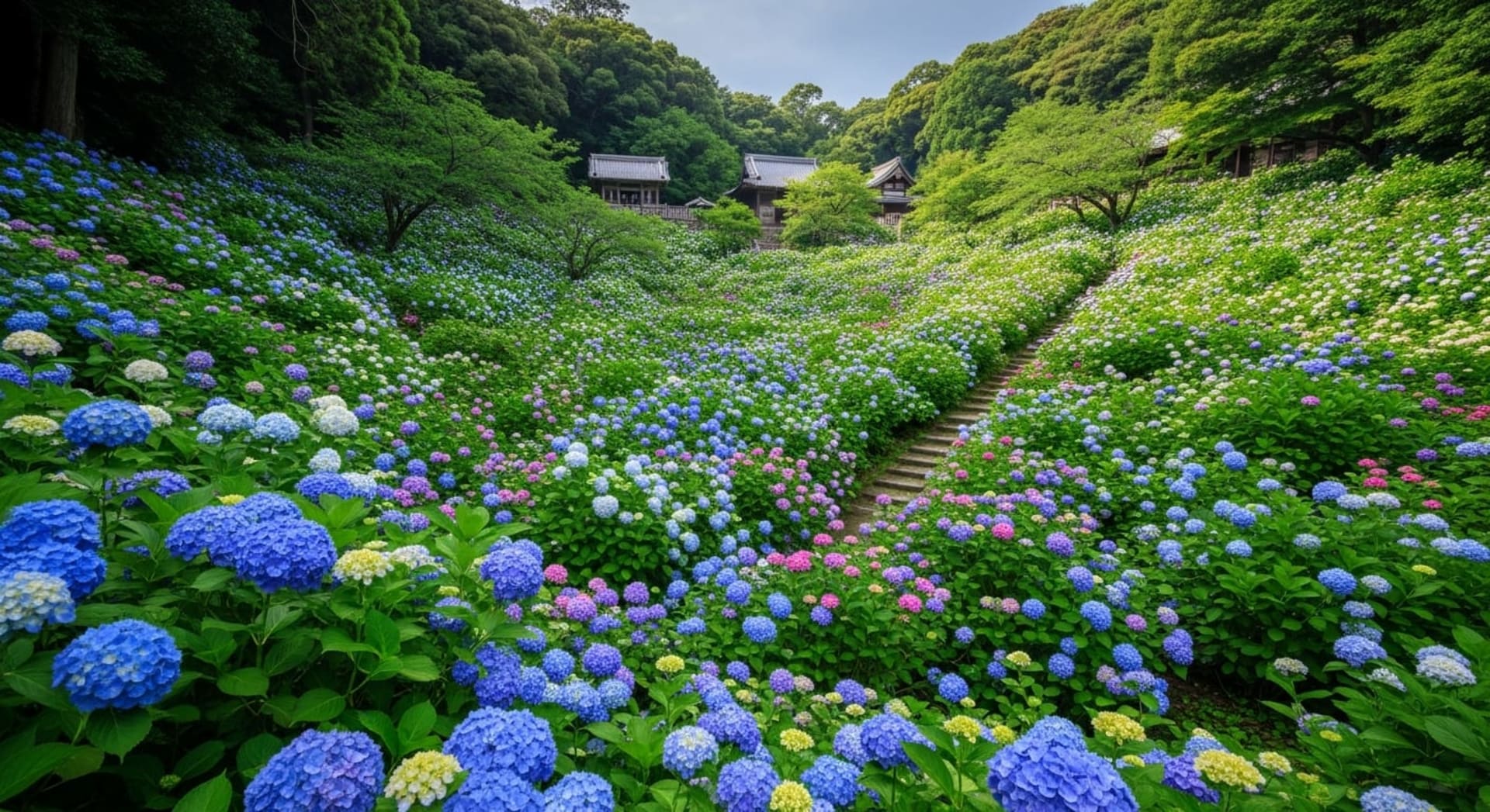 Meigetsuin Hydrangea Sea (Kamakura)