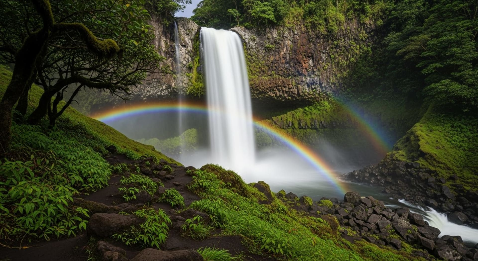 Naena Falls Moonbow
