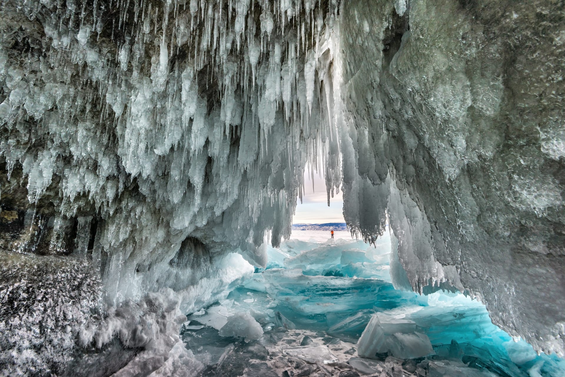 Lake Baikal Ice Caves (Olkhon Island)