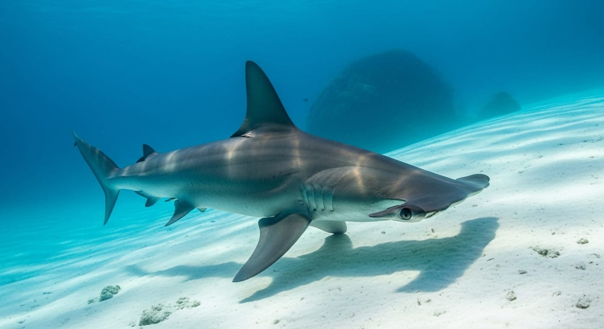 Bimini Great Hammerhead Shark Aggregation