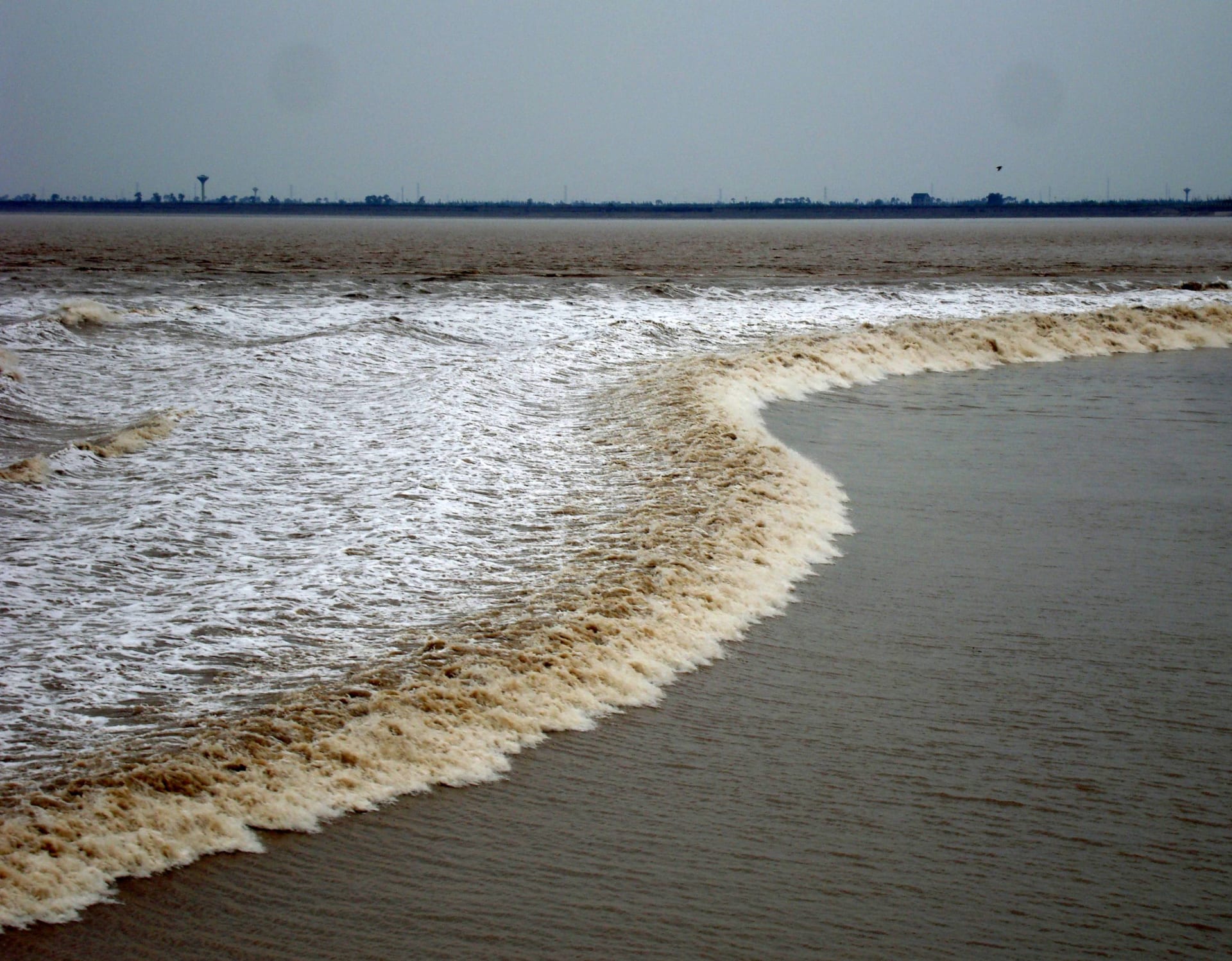 Qiantang River Tidal Bore (Haining)