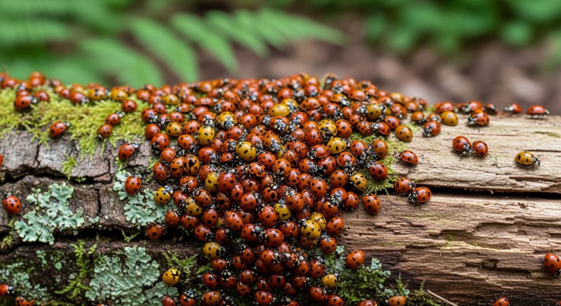 Ladybug Overwintering Aggregations (Loon Lake, BC)