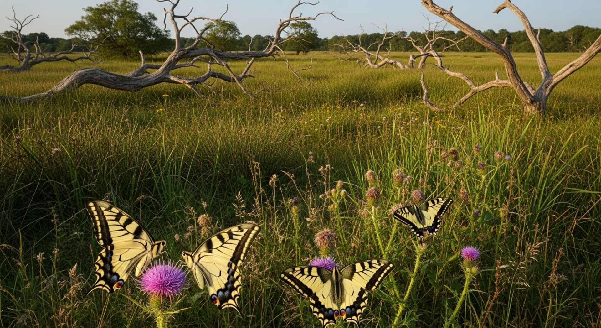 Norfolk Broads Swallowtail Butterfly Flight Window