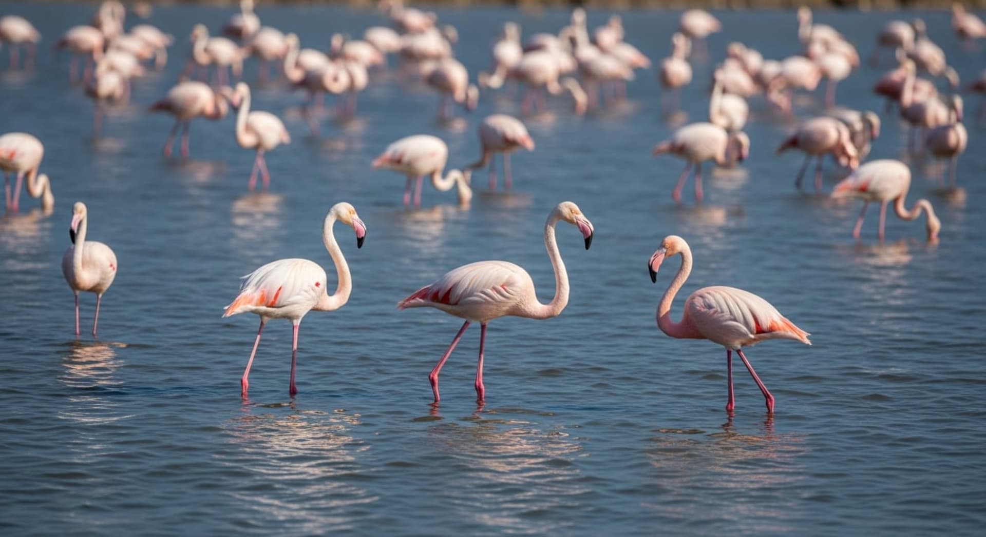 Ria Formosa Flamingo Winter Flocks