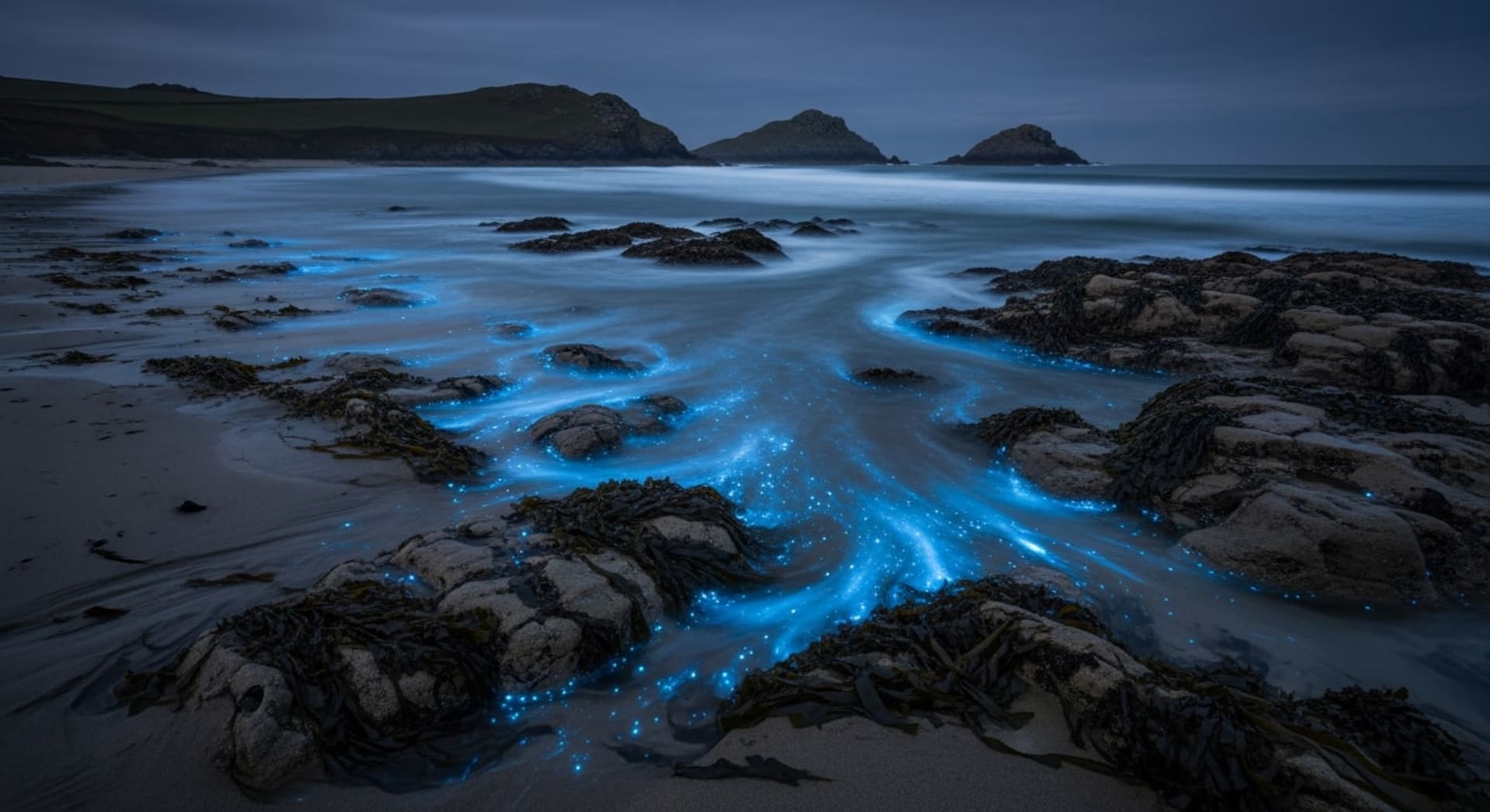 St Ives Bay Sea Sparkle (Bioluminescence)
