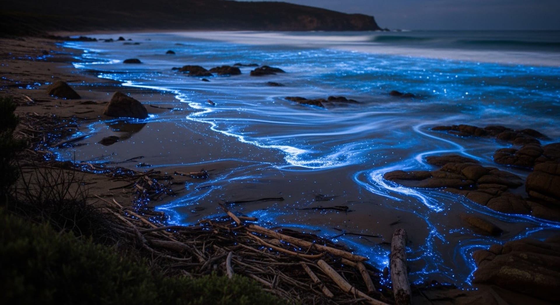Tasmania Sea Sparkle (Bioluminescence)