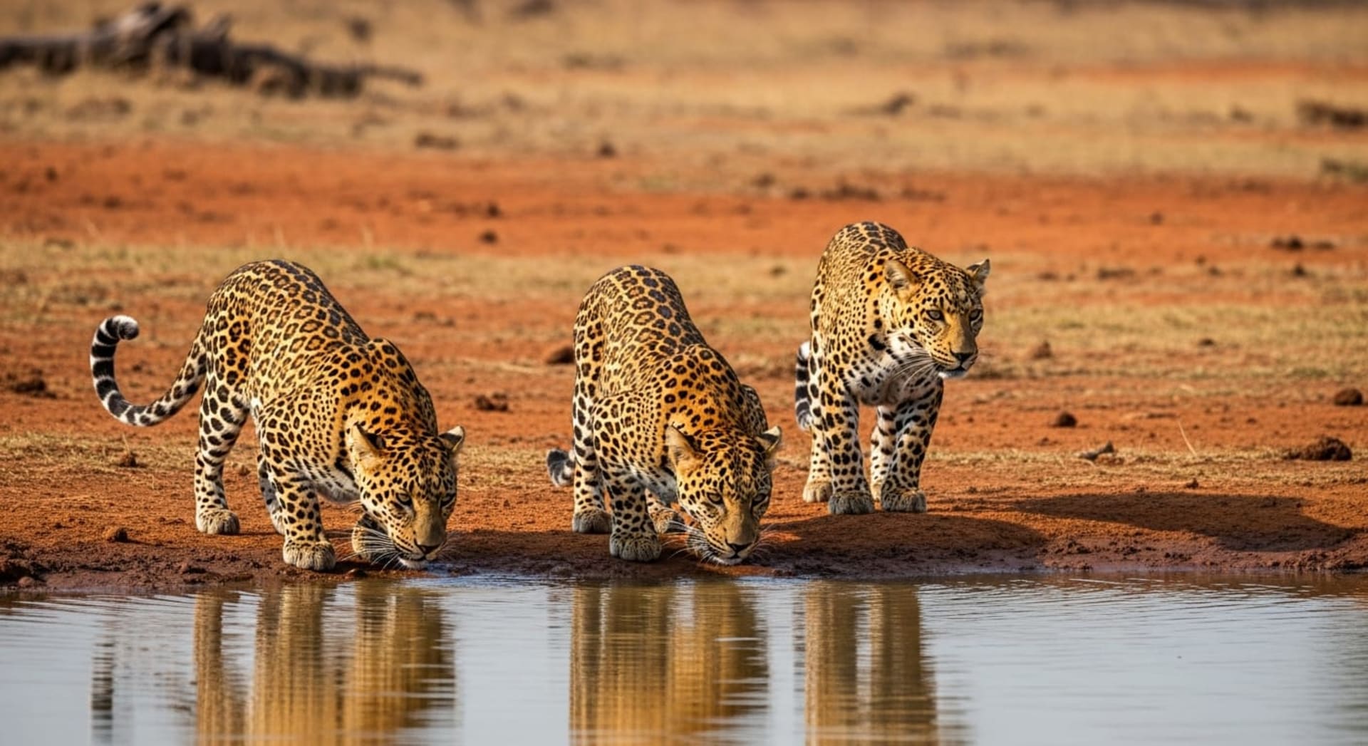Yala Leopard Waterhole Viewing