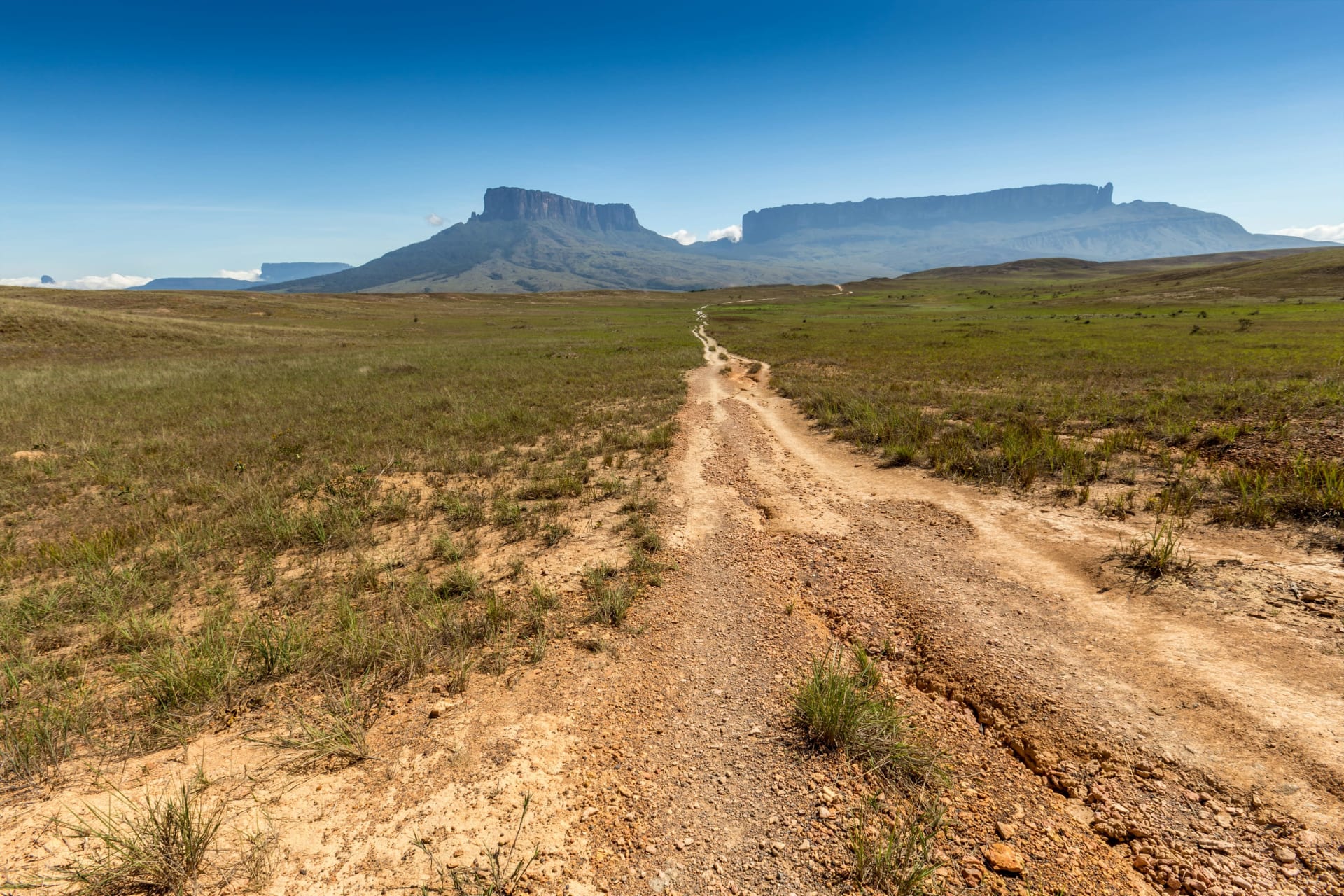 Roraima Tepui Rainy Season Waterfalls
