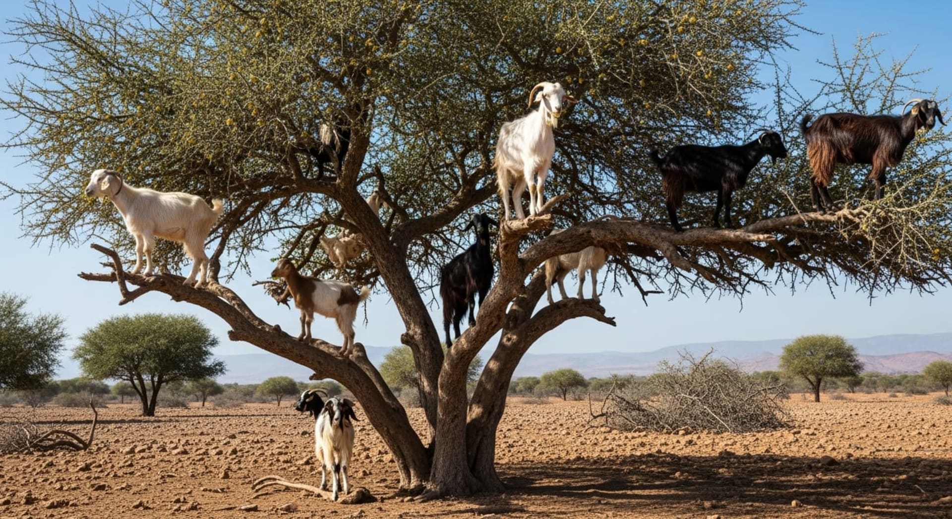 Argan-tree goats (Paradise Valley region)
