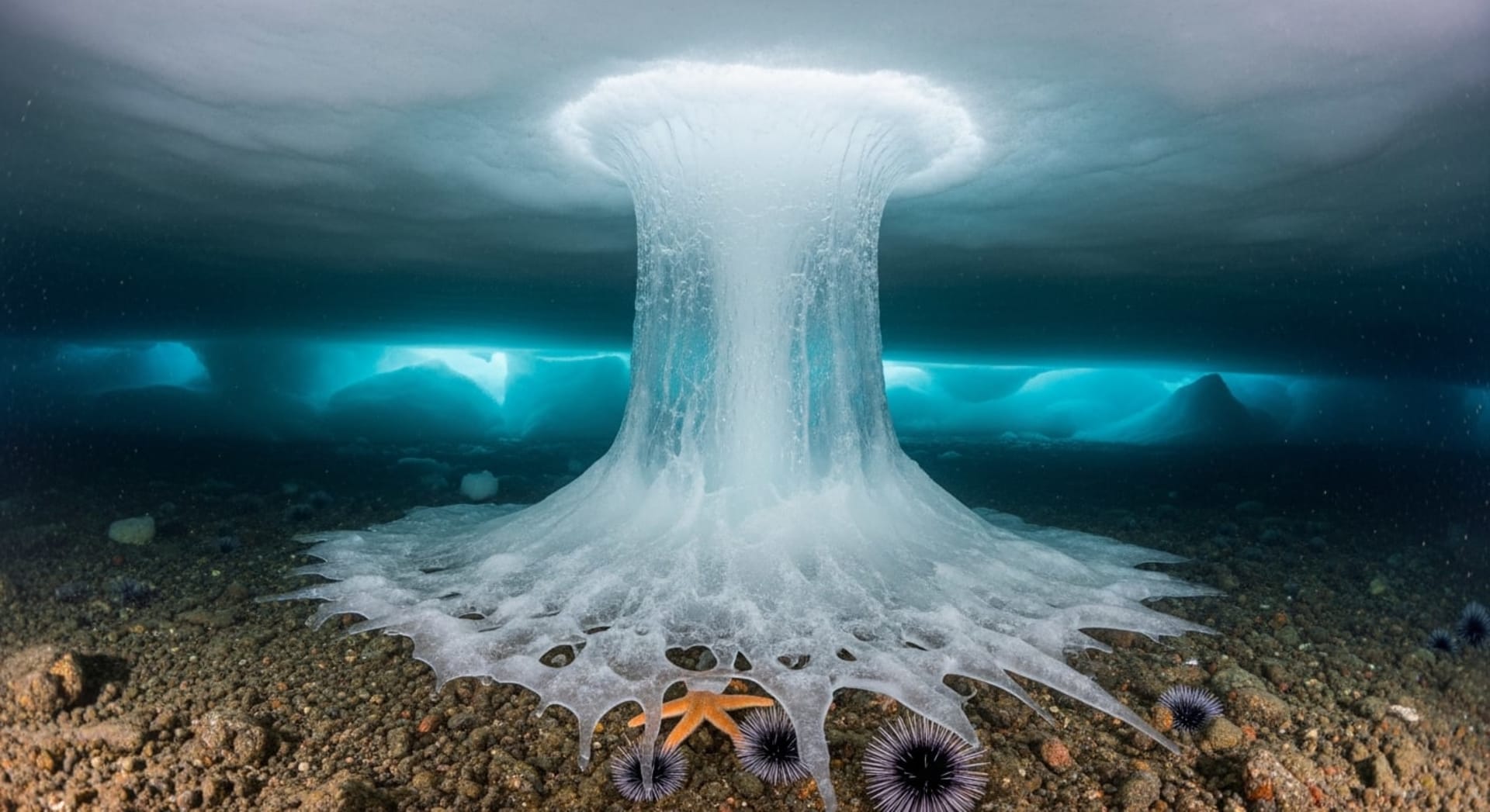 Brinicle (brine icicle)