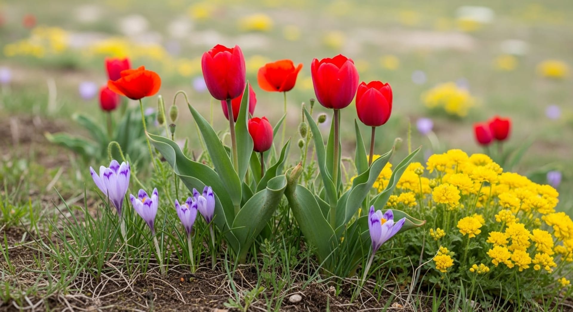 Chimgan Mountains wildflower bloom