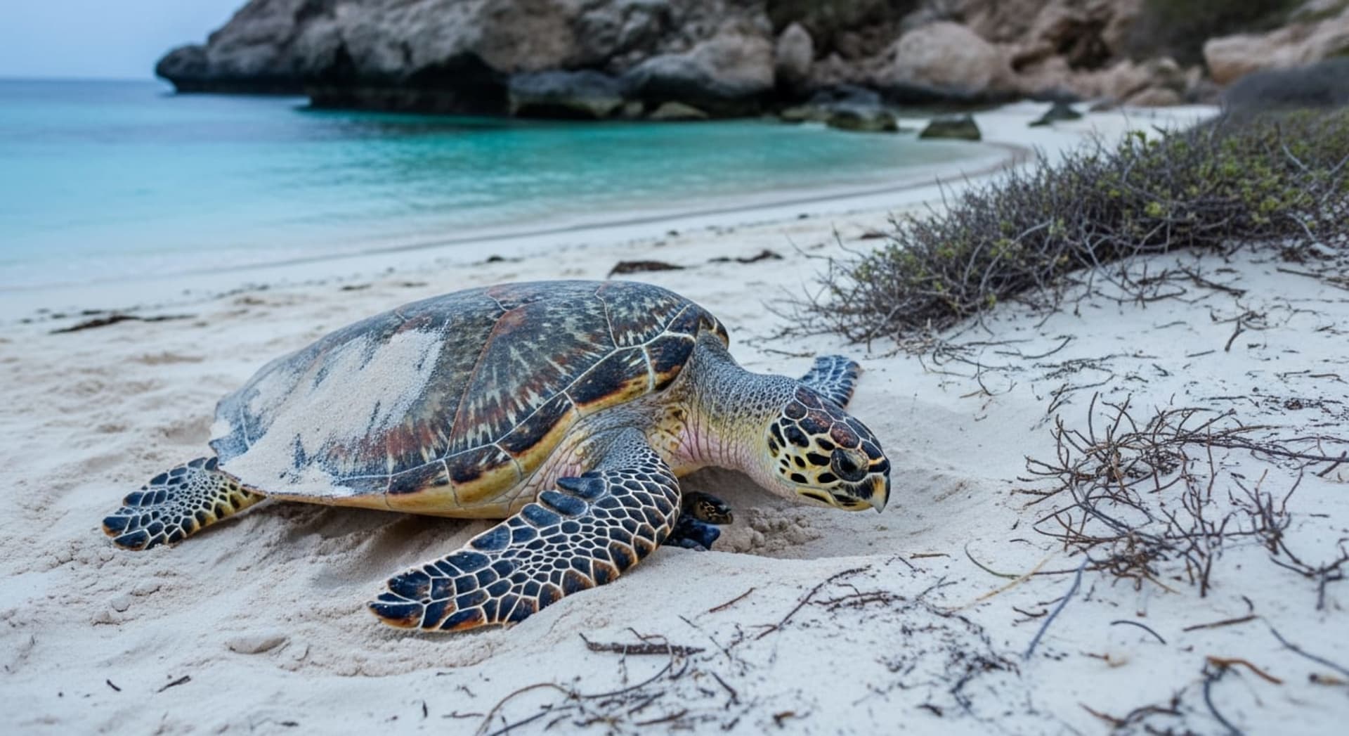 Daymaniyat Islands Hawksbill Turtle Nesting