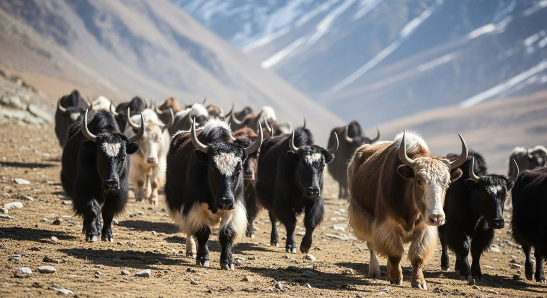Dolpo yak transhumance (spring migration)