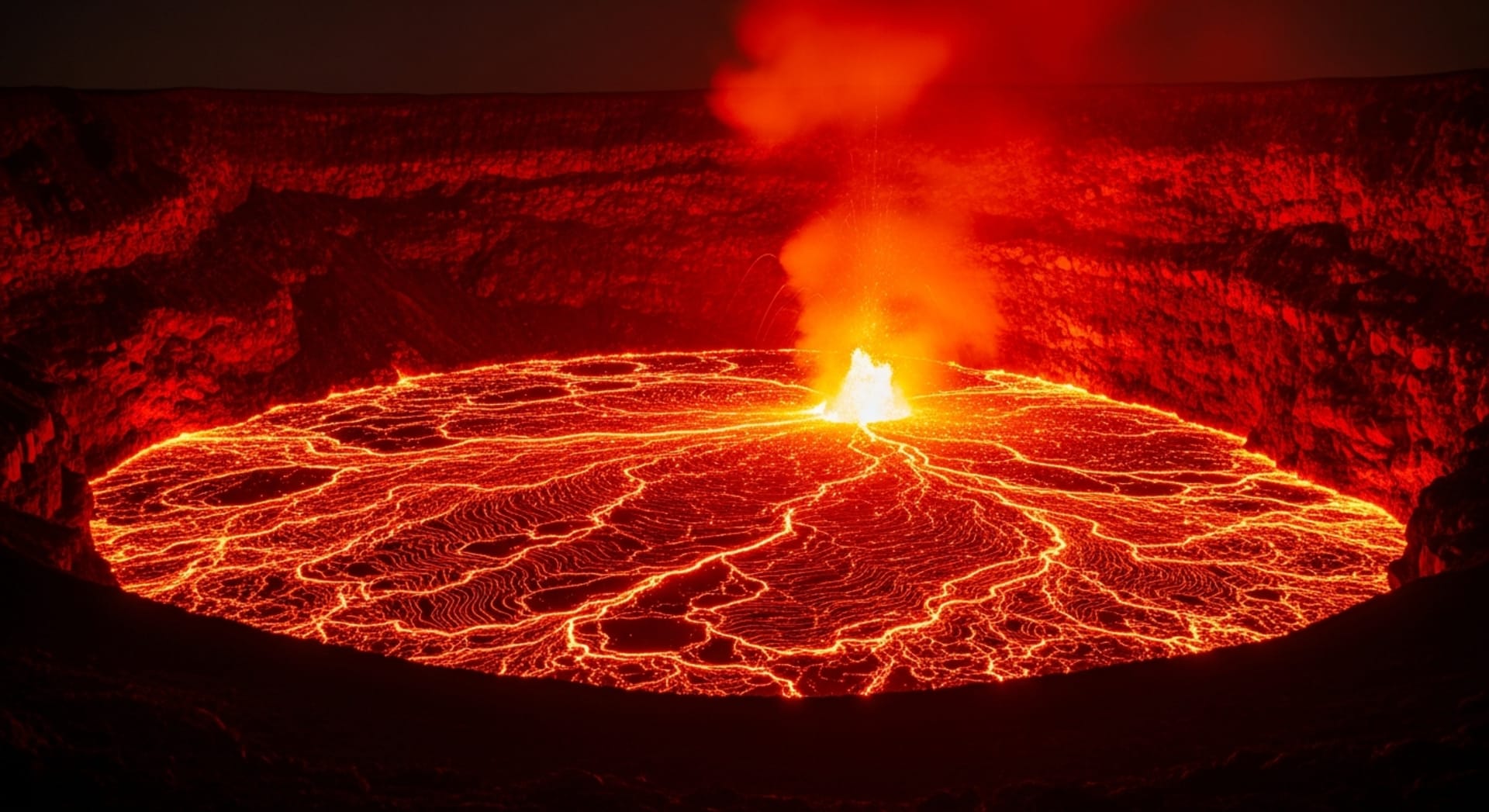 Nyiragongo Lava Lake Glow
