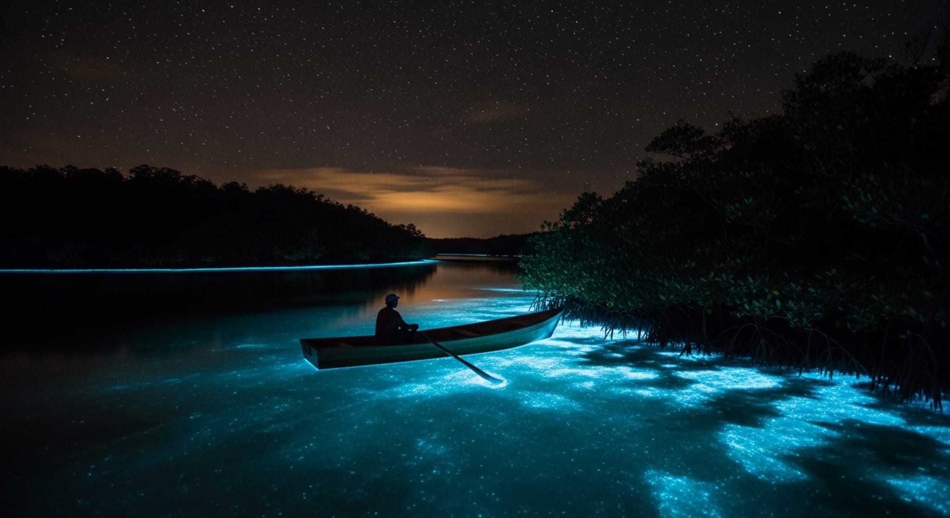 Luminous Lagoon (Glistening Waters) Bioluminescence