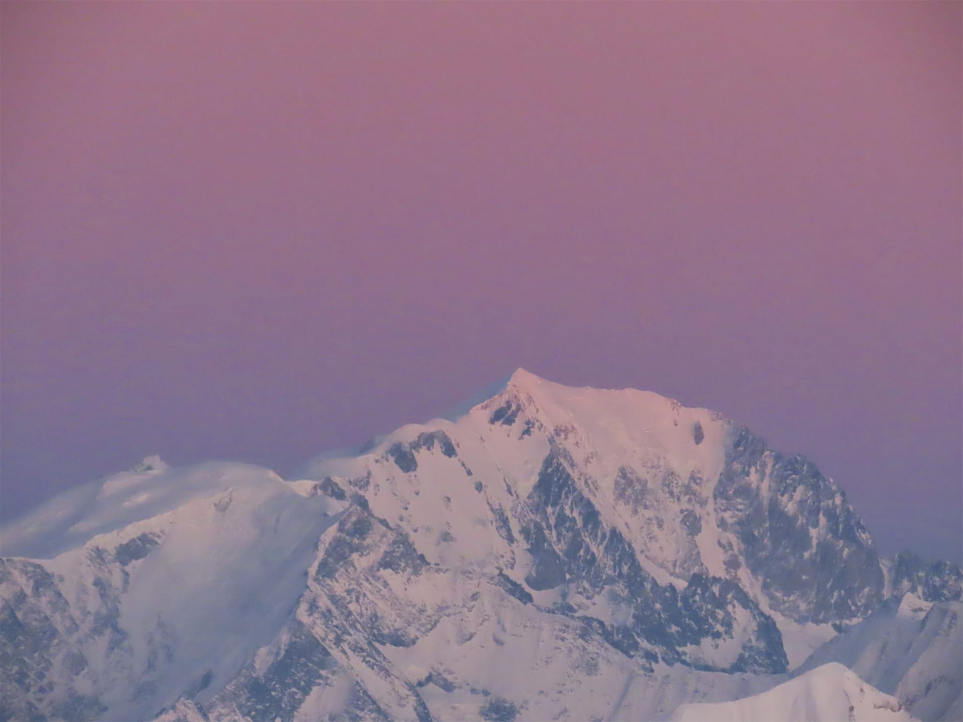 Mont Blanc Alpenglow (Chamonix)