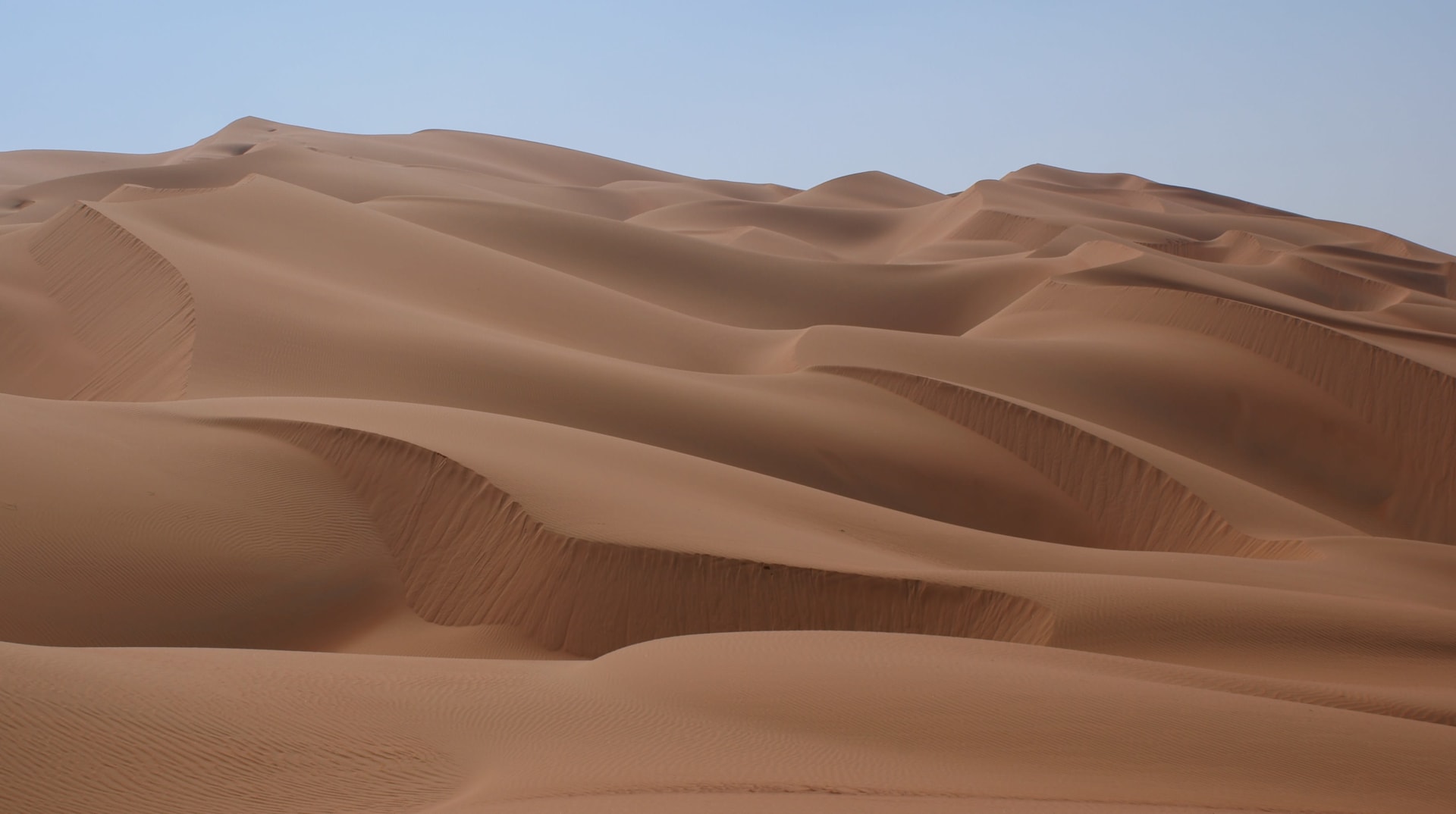 Rub' al Khali barchan dune migration