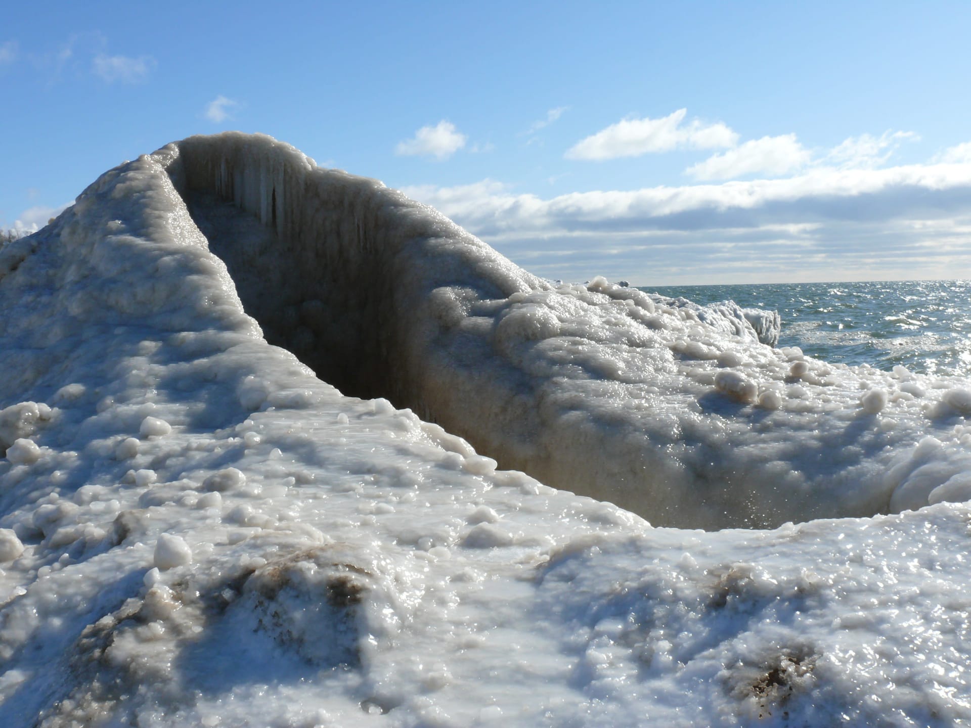 Great Lakes Ice Volcanoes