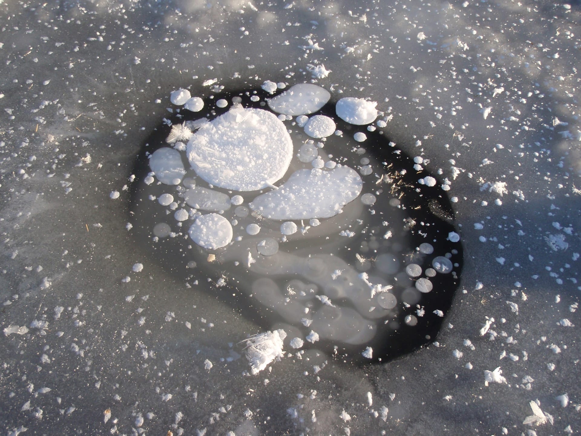 Lake Baikal Methane Bubble Ice