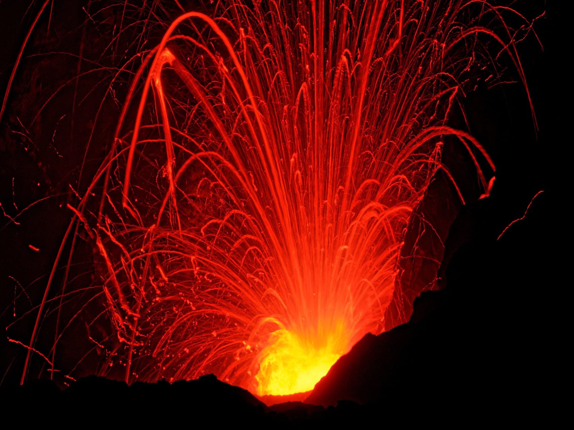 Mount Yasur Strombolian Eruptions