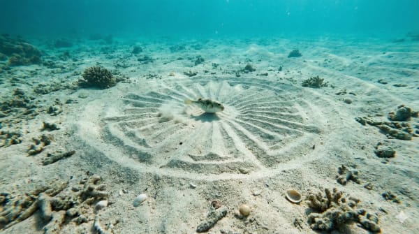 Amami Pufferfish Sand Circles