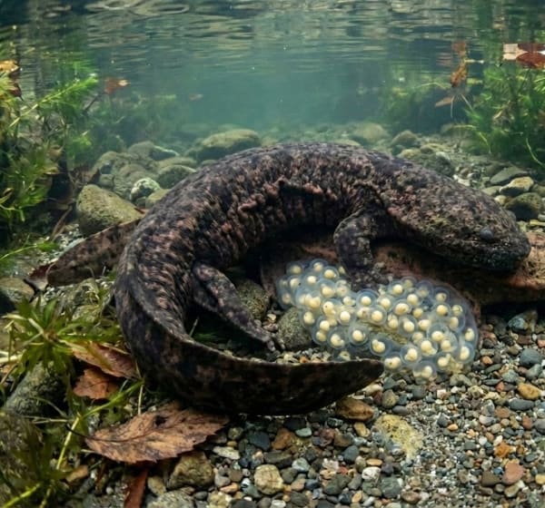 Japanese Giant Salamander Breeding