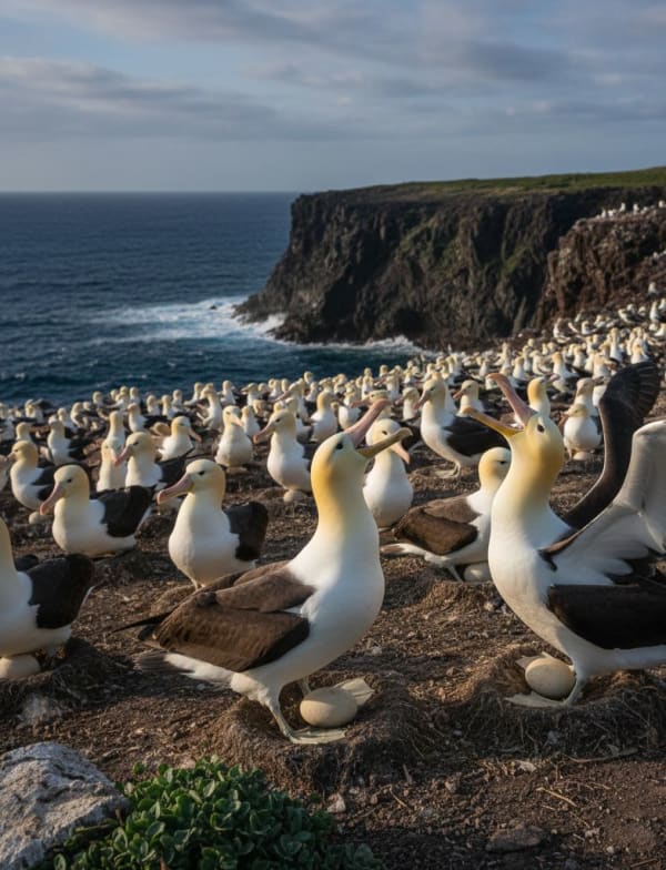 Short-tailed Albatross Breeding