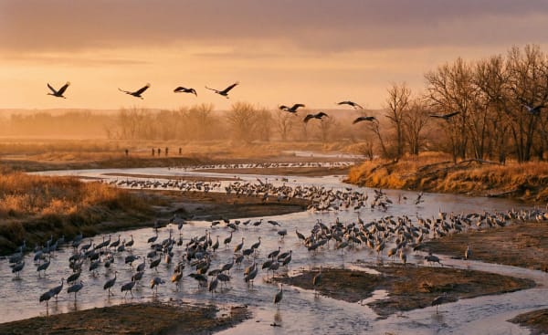 Sandhill Crane Migration - Platte River