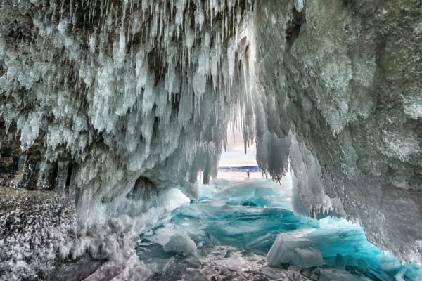 Lake Baikal Ice Caves (Olkhon Island)