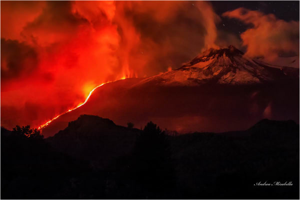 Mount Etna Paroxysm Lava Fountain Episodes