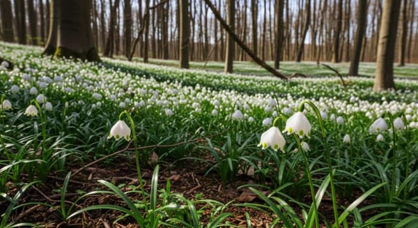 Cotswolds Snowdrop Carpets