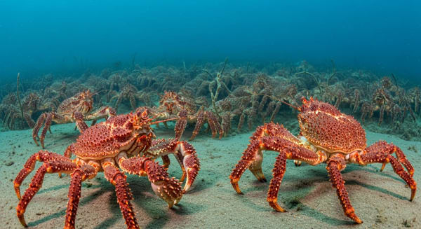 Giant Spider Crab Congregation (Port Phillip Bay)