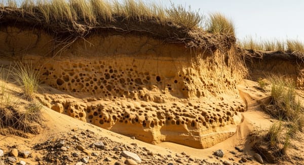 Loire Valley Sand Martin Bank Nesting Swarms