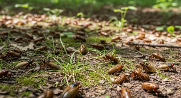 Periodical Cicada Brood XIX Emergence (Tennessee)