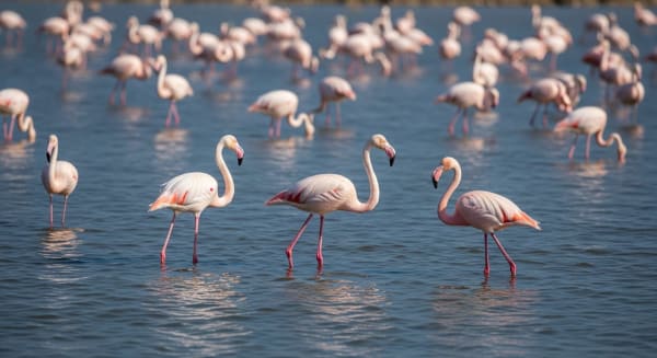 Ria Formosa Flamingo Winter Flocks