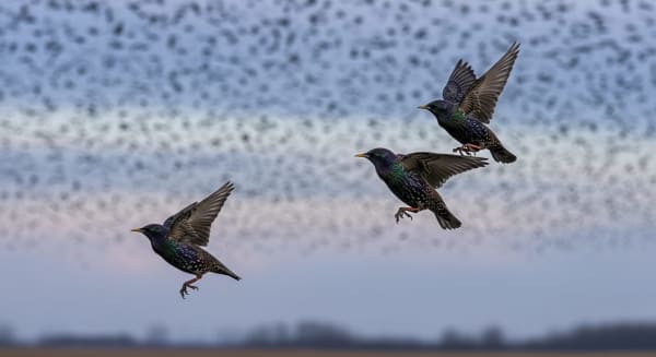 Rutland Water Starling Murmuration
