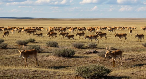 Saiga Antelope Mass Calving