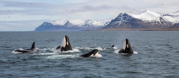 Snaefellsnes Orcas (herring season)