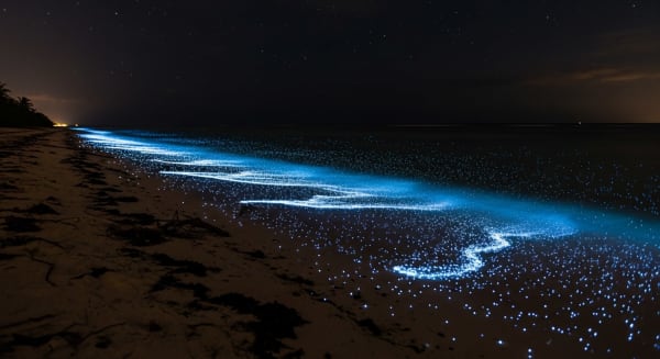 Vaadhoo Sea of Stars (bioluminescent plankton)