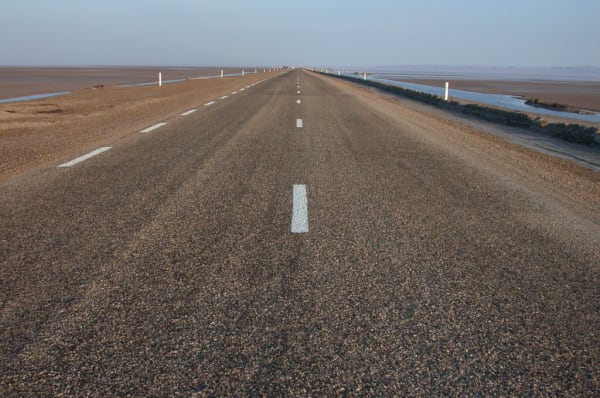 Chott el-Jerid Summer Mirage (Fata Morgana)