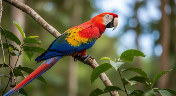 Carara Scarlet Macaw Nesting