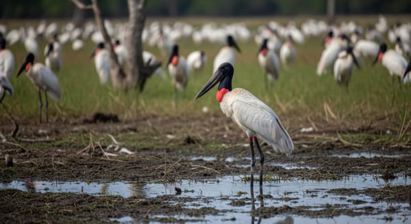 Crooked Tree Jabiru Stork Congregation