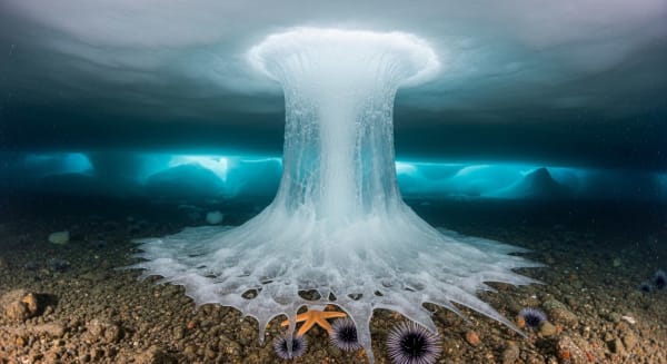 Brinicle (brine icicle)