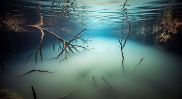 Cenote Angelita Underwater River