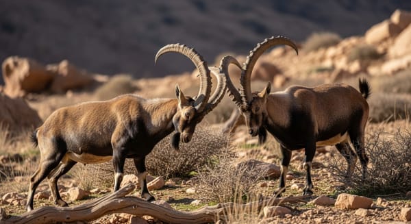 Dana Reserve Nubian Ibex Rut