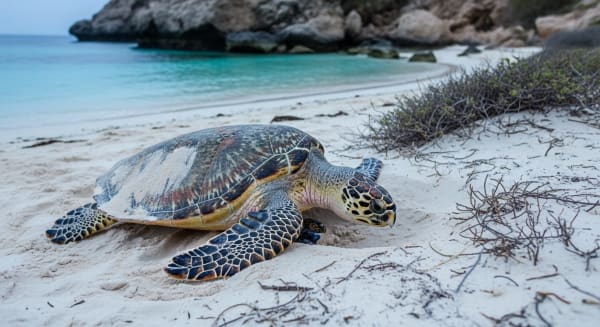 Daymaniyat Islands Hawksbill Turtle Nesting