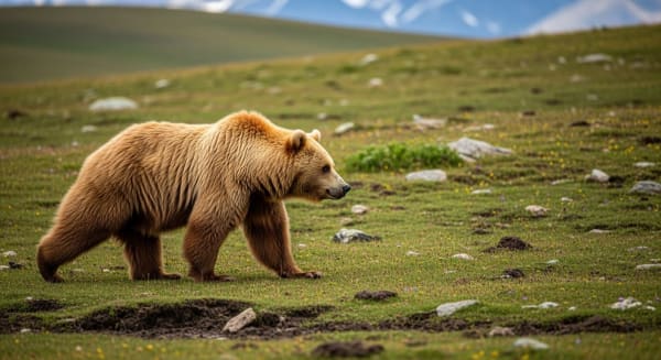Deosai Plateau Himalayan Brown Bear (summer)