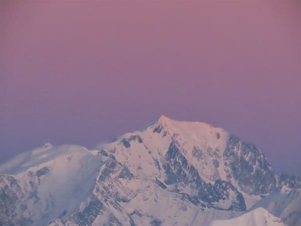 Mont Blanc Alpenglow (Chamonix)