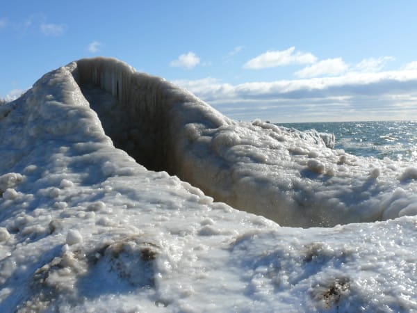 Great Lakes Ice Volcanoes