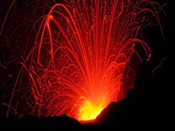 Mount Yasur Strombolian Eruptions